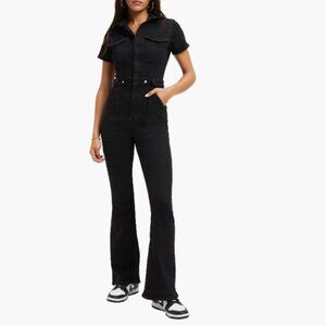 Good American Fit for Success Jumpsuit in Black